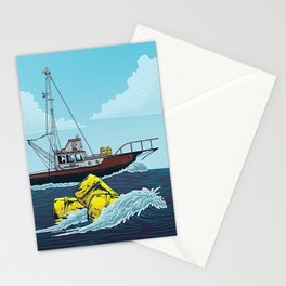Jaws: Orca Illustration Stationery Card