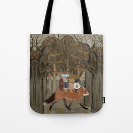 the amber fox Tote Bag