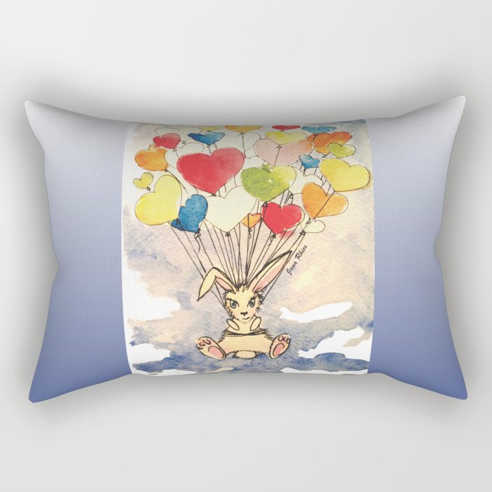 Bunny Love Rectangular Pillow
