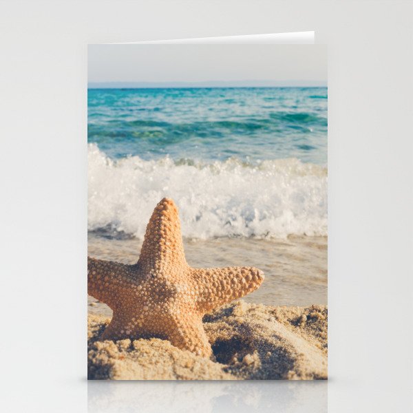 Starfish on the Beach Stationery Cards