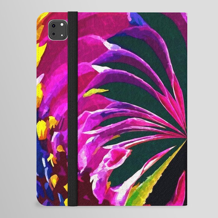 African violet floral African American masterpiece portrait still life painting iPad Folio Case