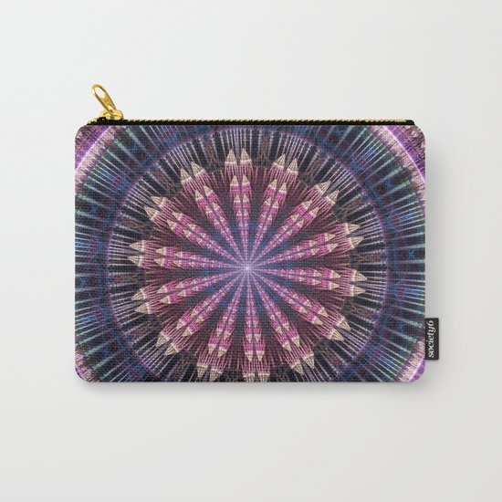 Star shine, tribal pattern mandala Carry-All Pouch