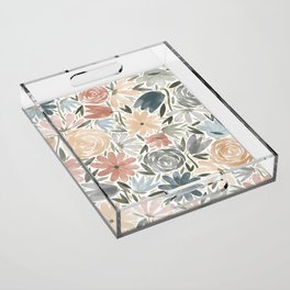 Florals & Foliage Acrylic Tray