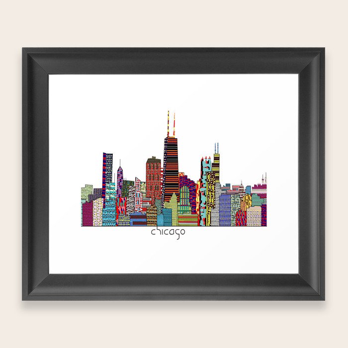 Chicago Framed Art Print by bri.buckley Society6