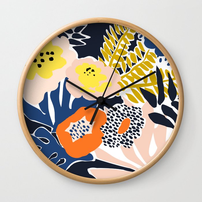 More design for a happy life Wall Clock