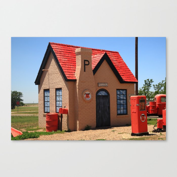 Route 66 - Gas Station 2012 Canvas Print