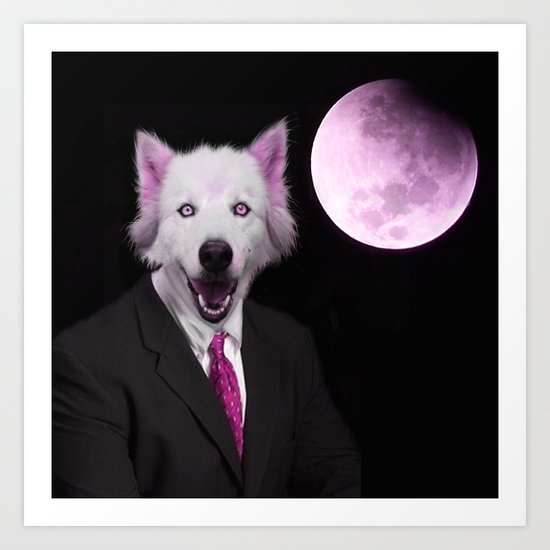 On Wednesdays I Werepink Art Print