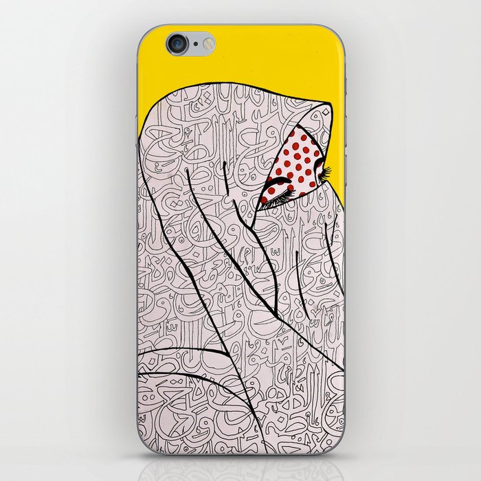 Roy Lichtenstein Meets the Arabic Woman iPhone Skin