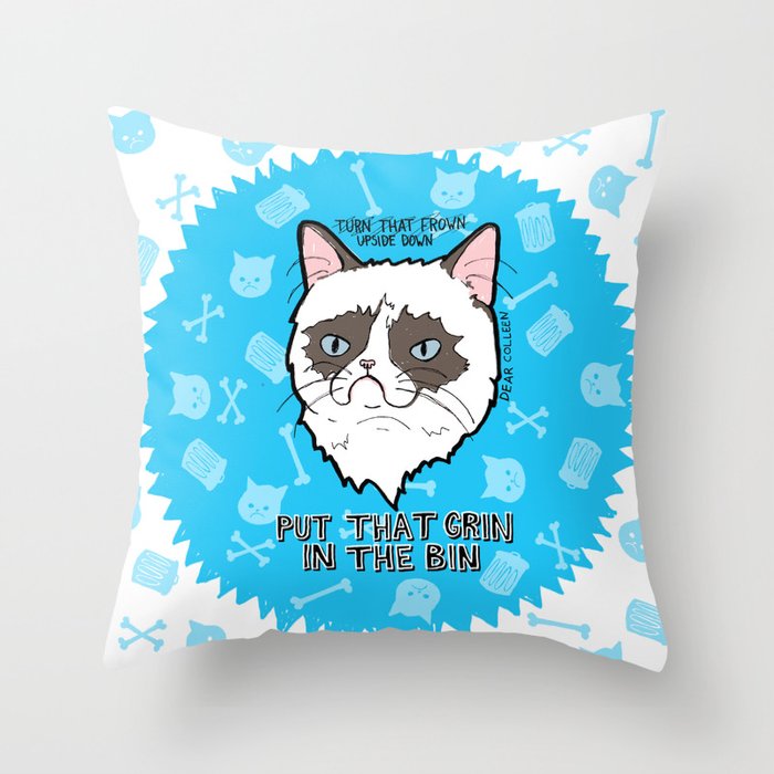 grumpy cat pillow