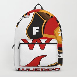 Wtf where is fire Firefighter Backpack