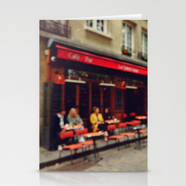 Unfocused Paris Nº1 | Place du Tertre, Montmartre | Out of focus photography Stationery Cards