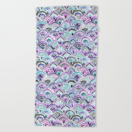 Mermaid Medallion Beach Towel