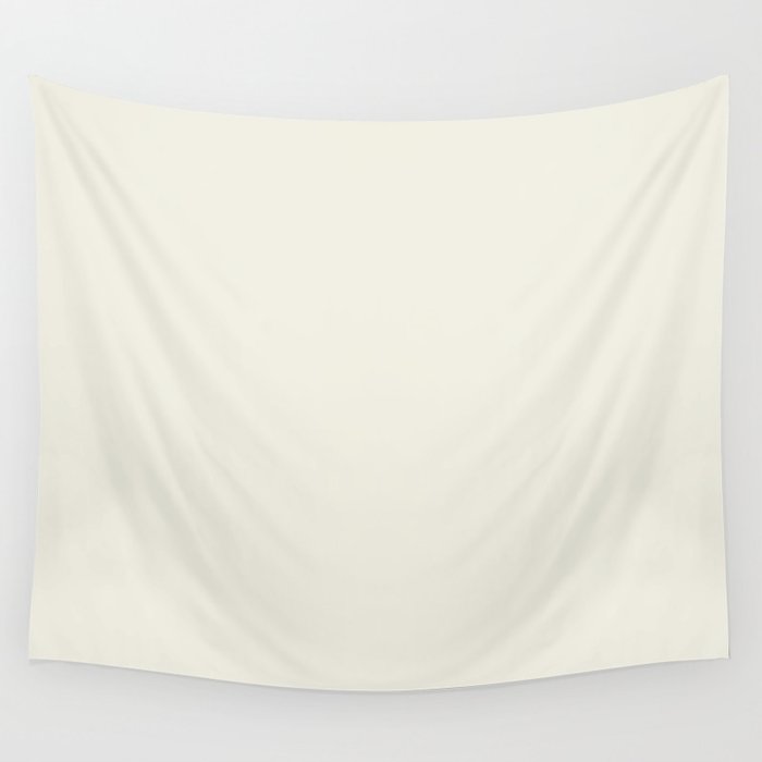 Off-White - Linen Ivory Solid Color Parable to Cannoli Wall Tapestry by Simply Solids_Solid Colors_Single Shades | Society6