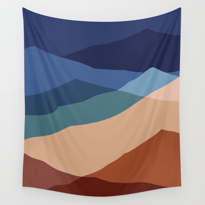 Mountains Wall Tapestry