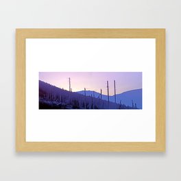 Broken Forest Framed Art Print