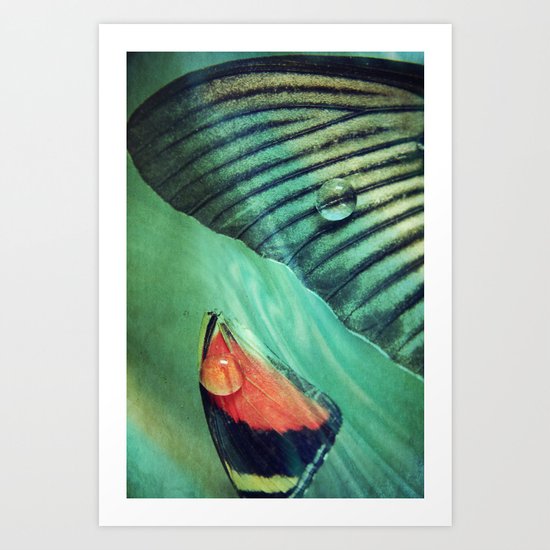 Tears grow Wings 2 Art Print