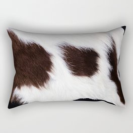 Cowhide Tuffs (Smooth Faux Print) Rectangular Pillow