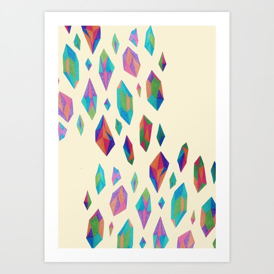 gem stone 2 Art Print