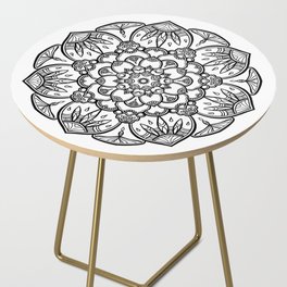 Flower Mandala Side Table
