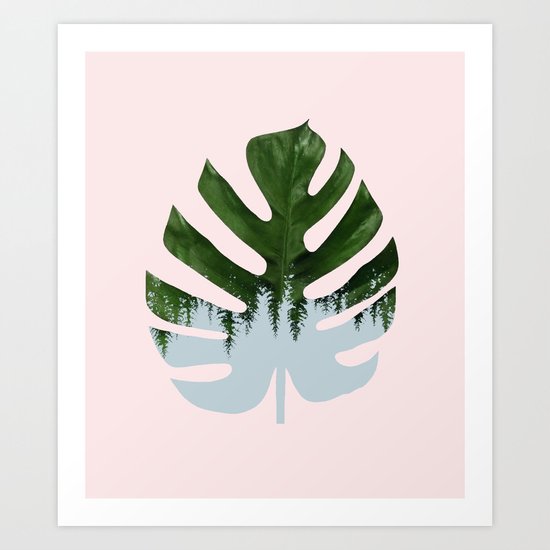 Monstera #society6 #decor #buyart Art Print