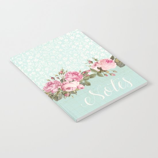 Aqua Cottage Notebook
