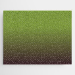 OMBRE GREEN & CHOCOLATE  Jigsaw Puzzle