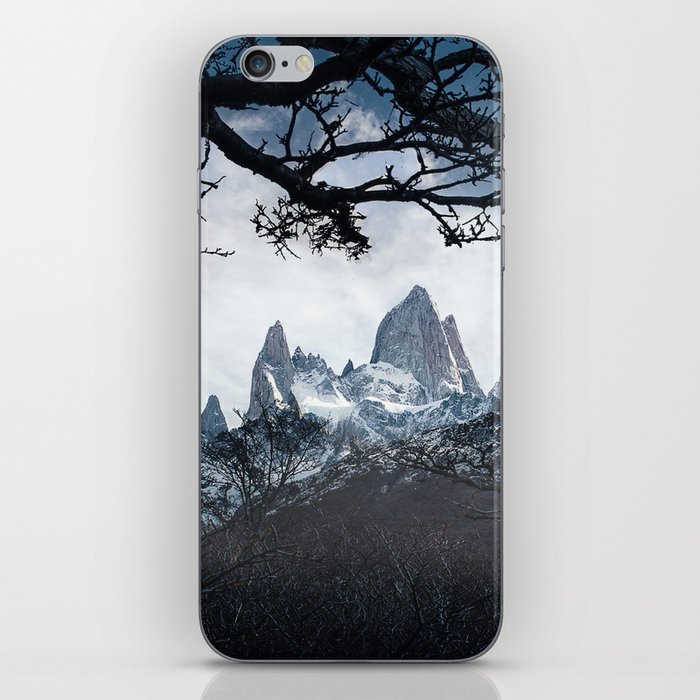 Argentina Photography - Huge Mountains Peaking Above The Forest iPhone Skin
