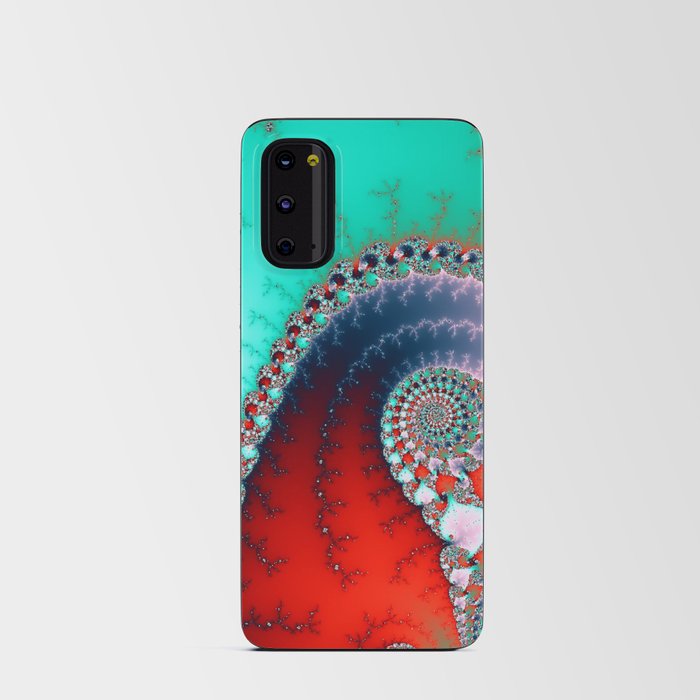 Christmas in Fractal Town Android Card Case