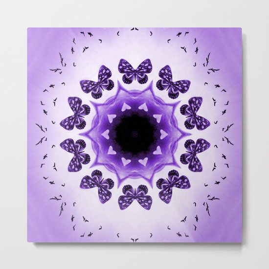 All things with wings (purple) Metal Print