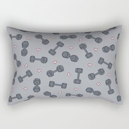 I LOVE STRENGTH (Light Background Option) Rectangular Pillow