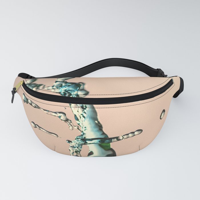 Water drops colliding Fanny Pack