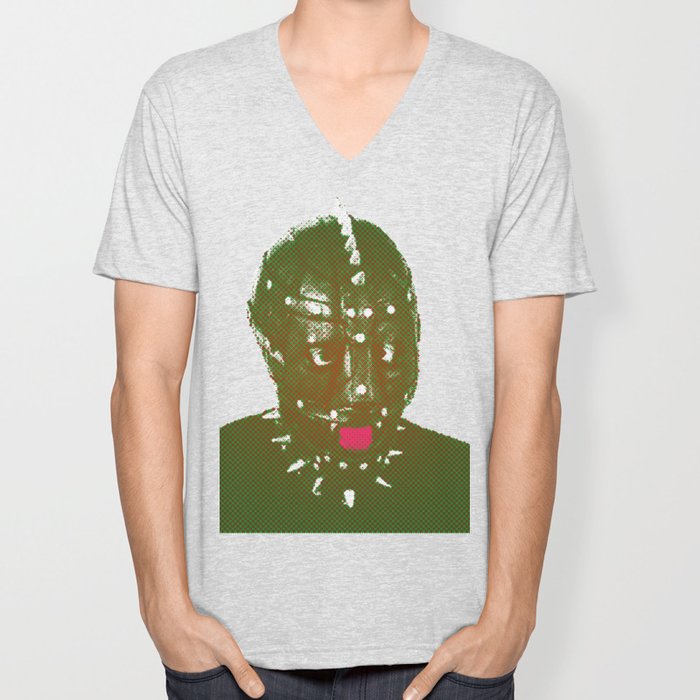 Gimp Mask T Shirt Unisex V Neck By Kensurman Society6