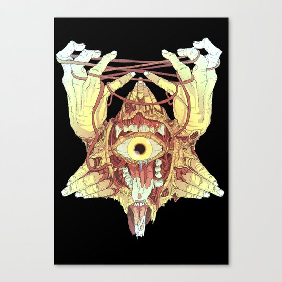 gold eye Canvas Print