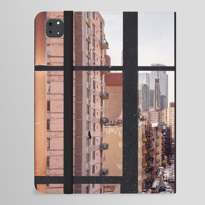New York City Window Winter iPad Folio Case