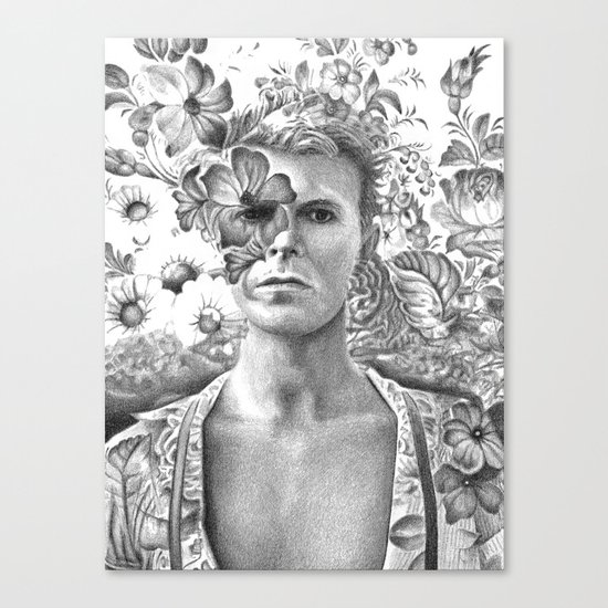 Bowie Goodbye For now Canvas Print