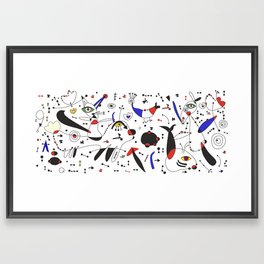 Miro inspiration Framed Art Print