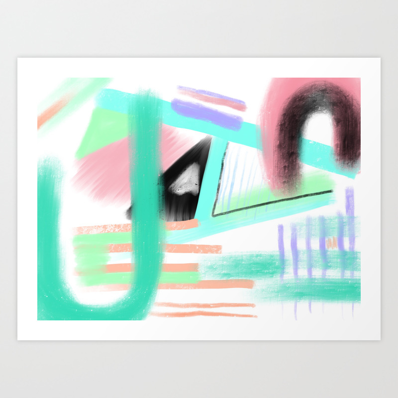 Abstract Digital Painting Colorful And Bright Pinterest Art