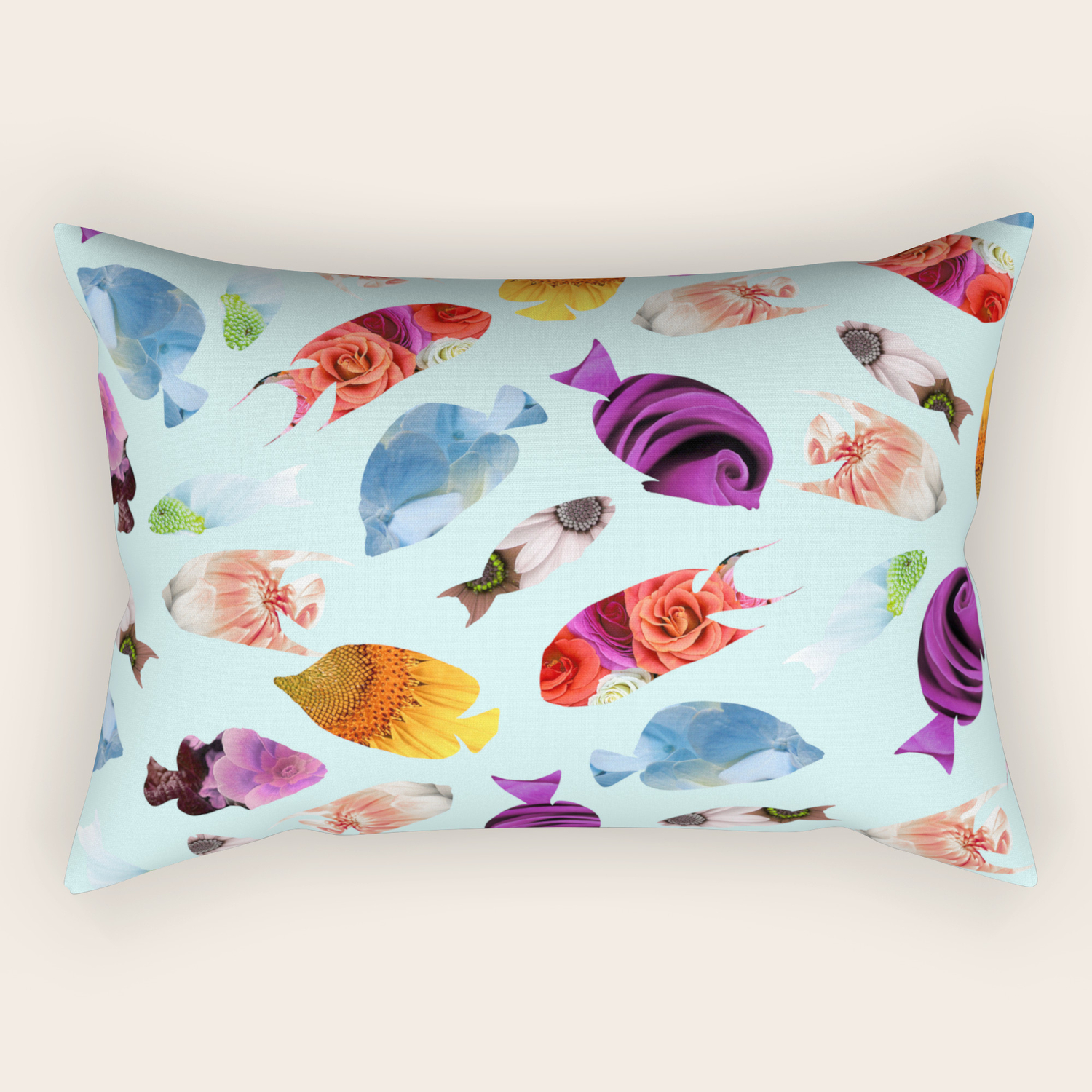 fish shaped throw pillows