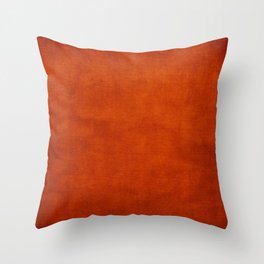 Burnt Orange  Throw Pillow
