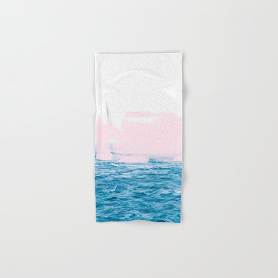 Ocean + Pink #society6 #decor #buyart Hand & Bath Towel