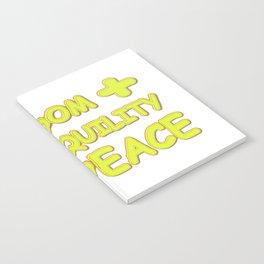 "PEACE FORMULA EQUATION" Cute Design. Buy Now Notebook