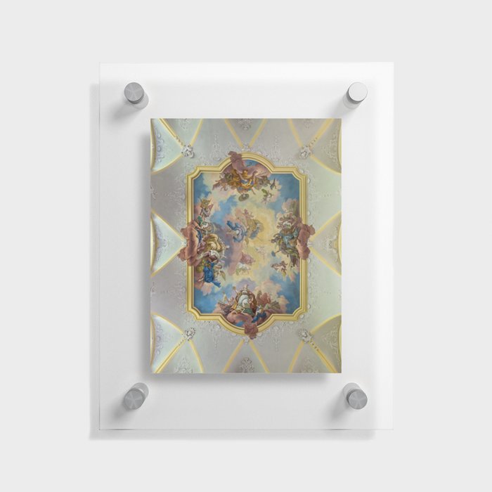 Triumph of St. Benedict Ceiling fresco Bartolomeo Altomonte Floating Acrylic Print