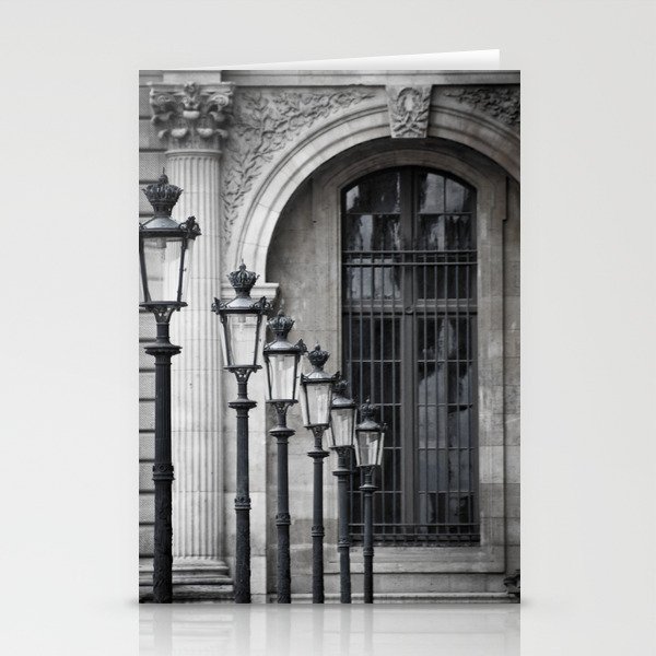 Parisian Streetlamps Stationery Cards