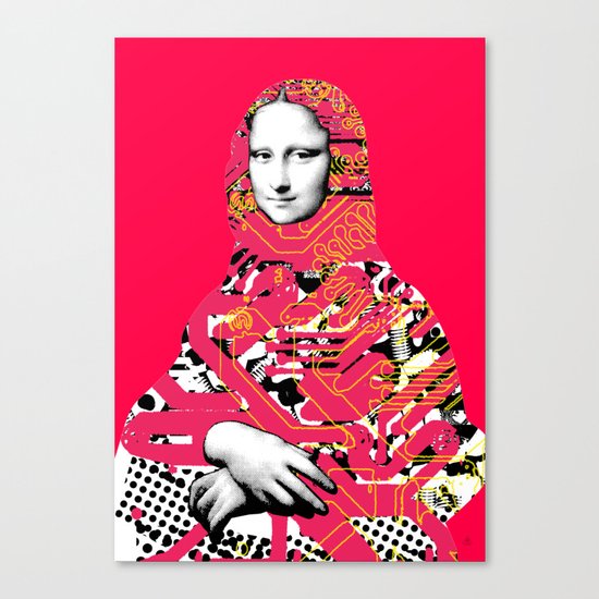 Mona Lisa Platina 5 Canvas Print