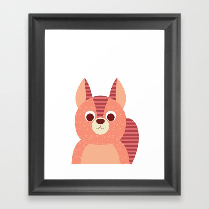 Forest Fox Framed Art Print