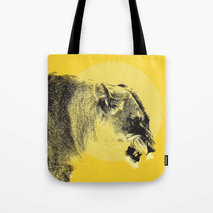 Lioness Lion Tote Bag