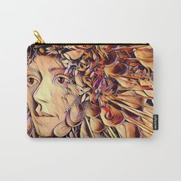 Beauty Woman by Feather Carry-All Pouch