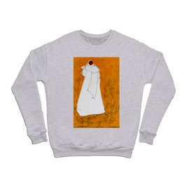 Ethnic Lady in Warm Colors Crewneck Sweatshirt