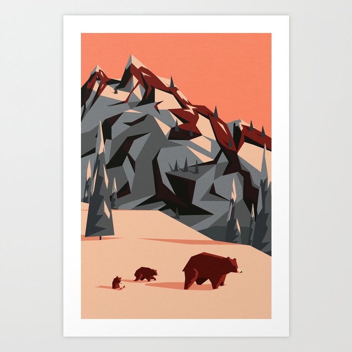 Discover the motif THE FIRST RAYS OF LIGHT by Yetiland as a print at TOPPOSTER