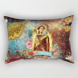 Katniss - Girl on Fire Rectangular Pillow